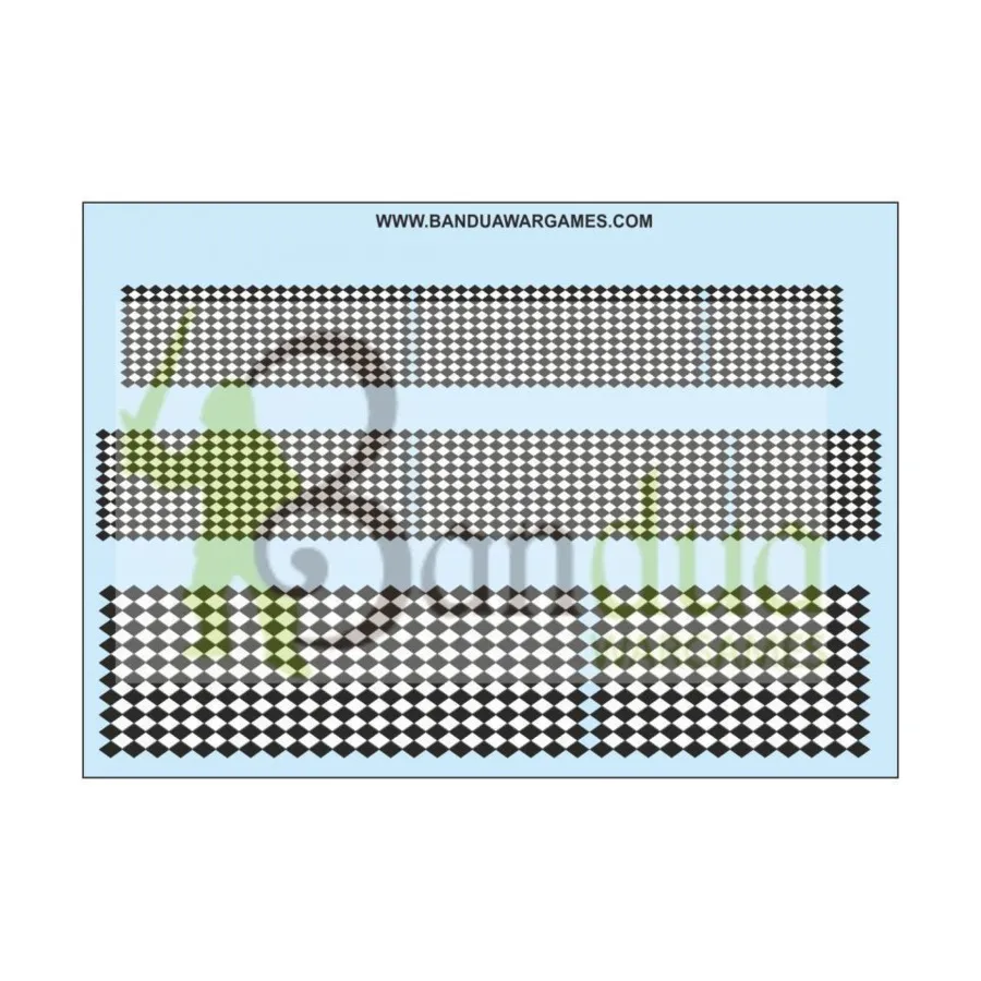 Лист с наклейками «Черные и белые бриллианты», Decal Sheets (Bandua Wargames)
Лист с наклейками «Черные и белые бриллианты», Decal Sheets (Bandua Wargames)