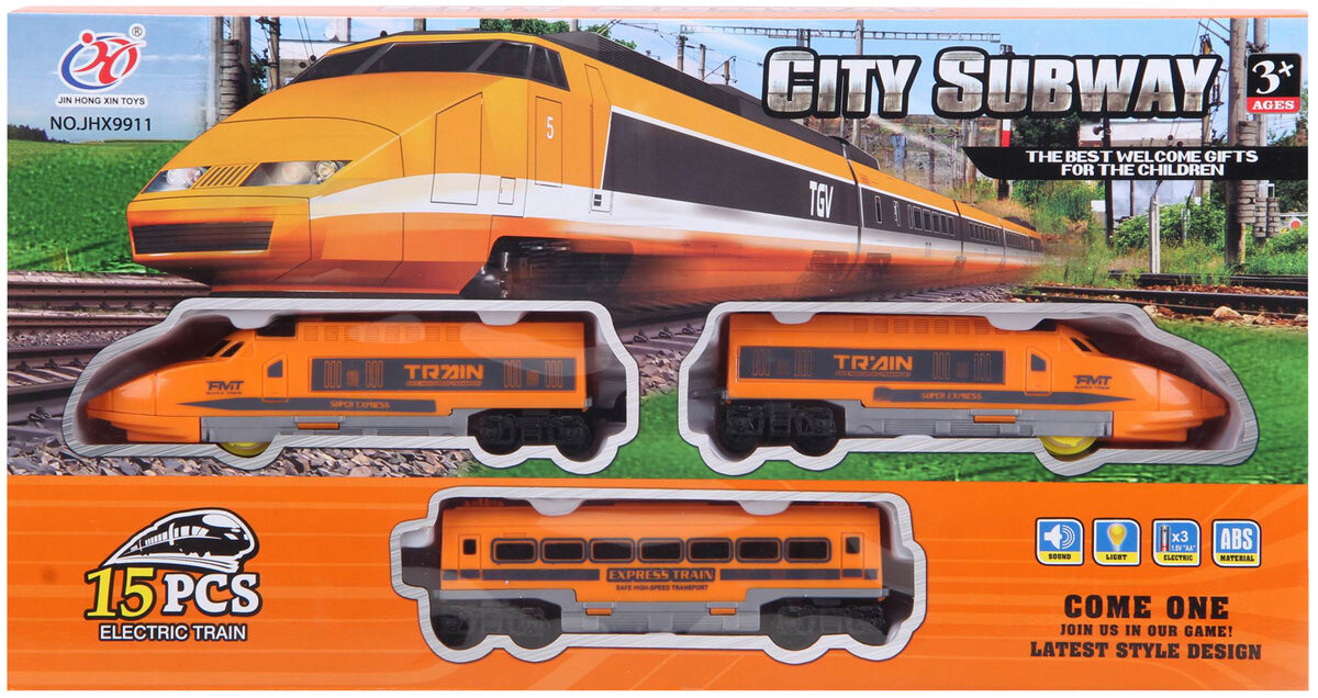 Игрушечный поезд на батарейках для детей Trifox
Игрушечный поезд на батарейках для детей Trifox