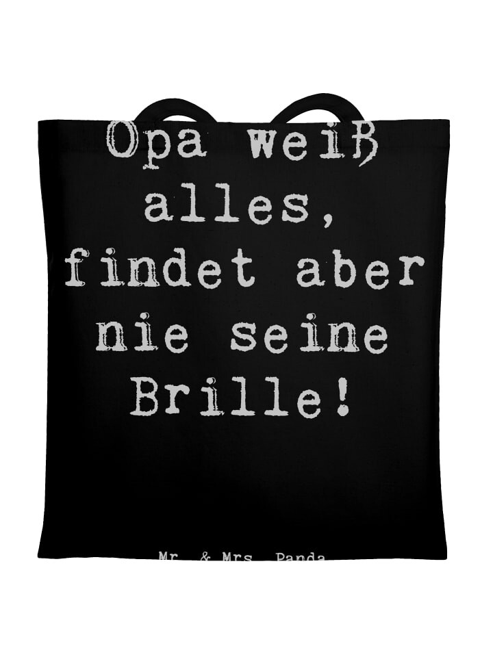 Сумка для переноски Mr & Mrs Panda Opa Wissen, черный
Сумка для переноски Mr & Mrs Panda Opa Wissen, черный