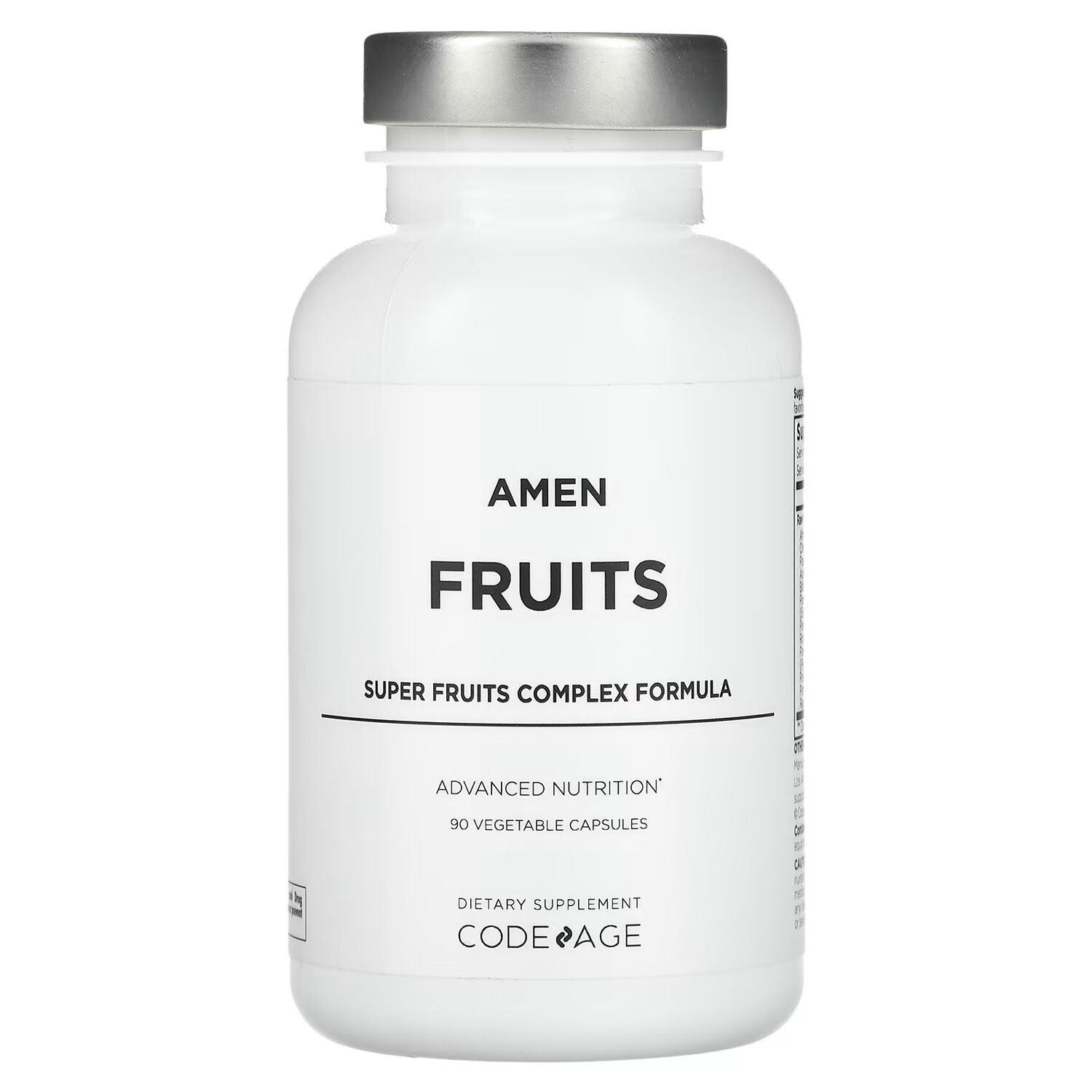Аминь, фрукты, 90 вегетарианских капсул Codeage
Аминь, фрукты, 90 вегетарианских капсул Codeage