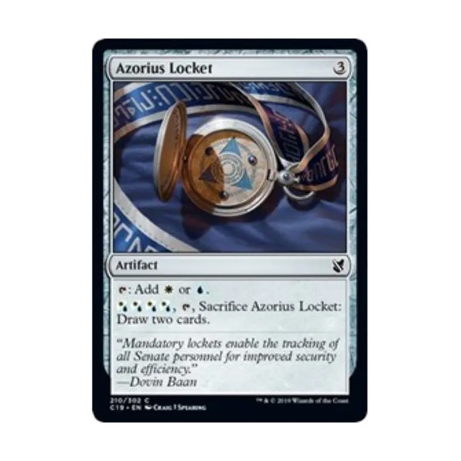 CCG Медальон Азориуса (клавиша C), MTG - Commander 2019
CCG Медальон Азориуса (клавиша C), MTG - Commander 2019