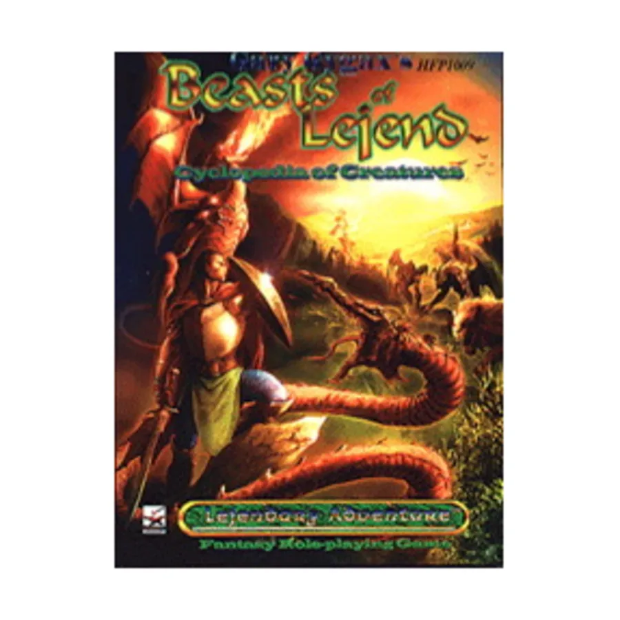 Beasts of Lejend (Author's Limited Edition), Gary Gygax's Lejendary Adventures, мягкая обложка 
Beasts of Lejend (Author's Limited Edition), Gary Gygax's Lejendary Adventures, мягкая обложка