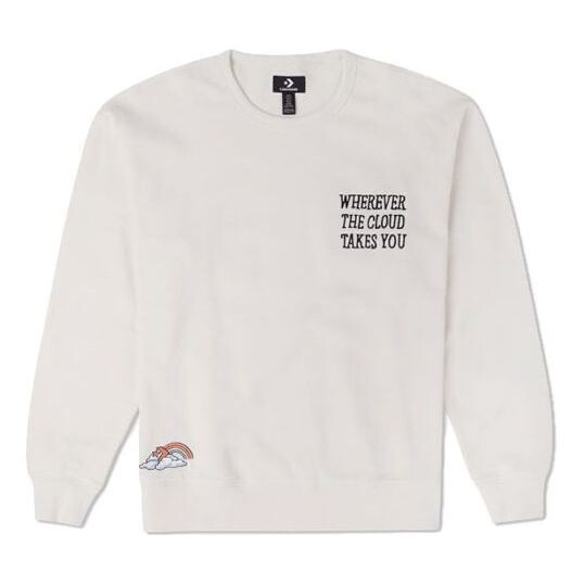 Свитер logo crewneck 'white' Converse, белый 
Свитер logo crewneck 'white' Converse, белый