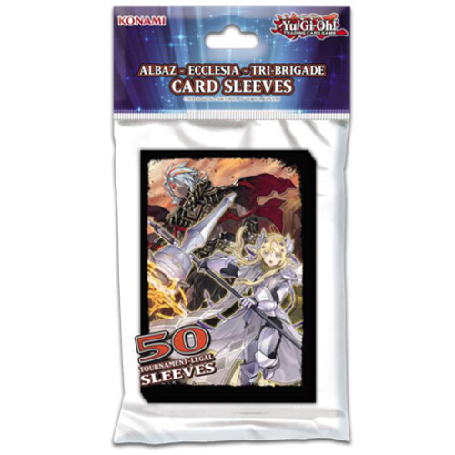 Чехол для карточек Yu-Gi-Oh! – Albaz Ecclesia Tri Brigade – Card Sleeves Konami
Чехол для карточек Yu-Gi-Oh! – Albaz Ecclesia Tri Brigade – Card Sleeves Konami