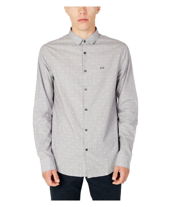 Рубашка с рисунком приталенного кроя Armani Exchange, синий
Рубашка с рисунком приталенного кроя Armani Exchange, синий