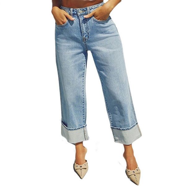 Джинсы женские широкие бойфренды с высокой талией Yesfashion, Light Blue
Джинсы женские широкие бойфренды с высокой талией Yesfashion, Light Blue