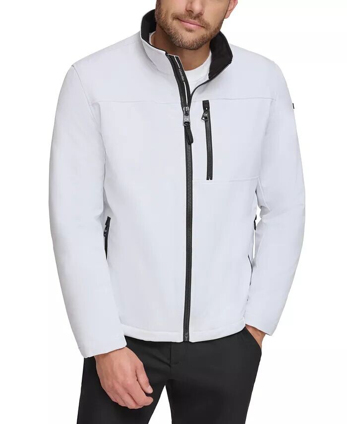 Мужская классическая куртка Soft Shell на подкладке из шерпы Calvin Klein, белый
Мужская классическая куртка Soft Shell на подкладке из шерпы Calvin Klein, белый