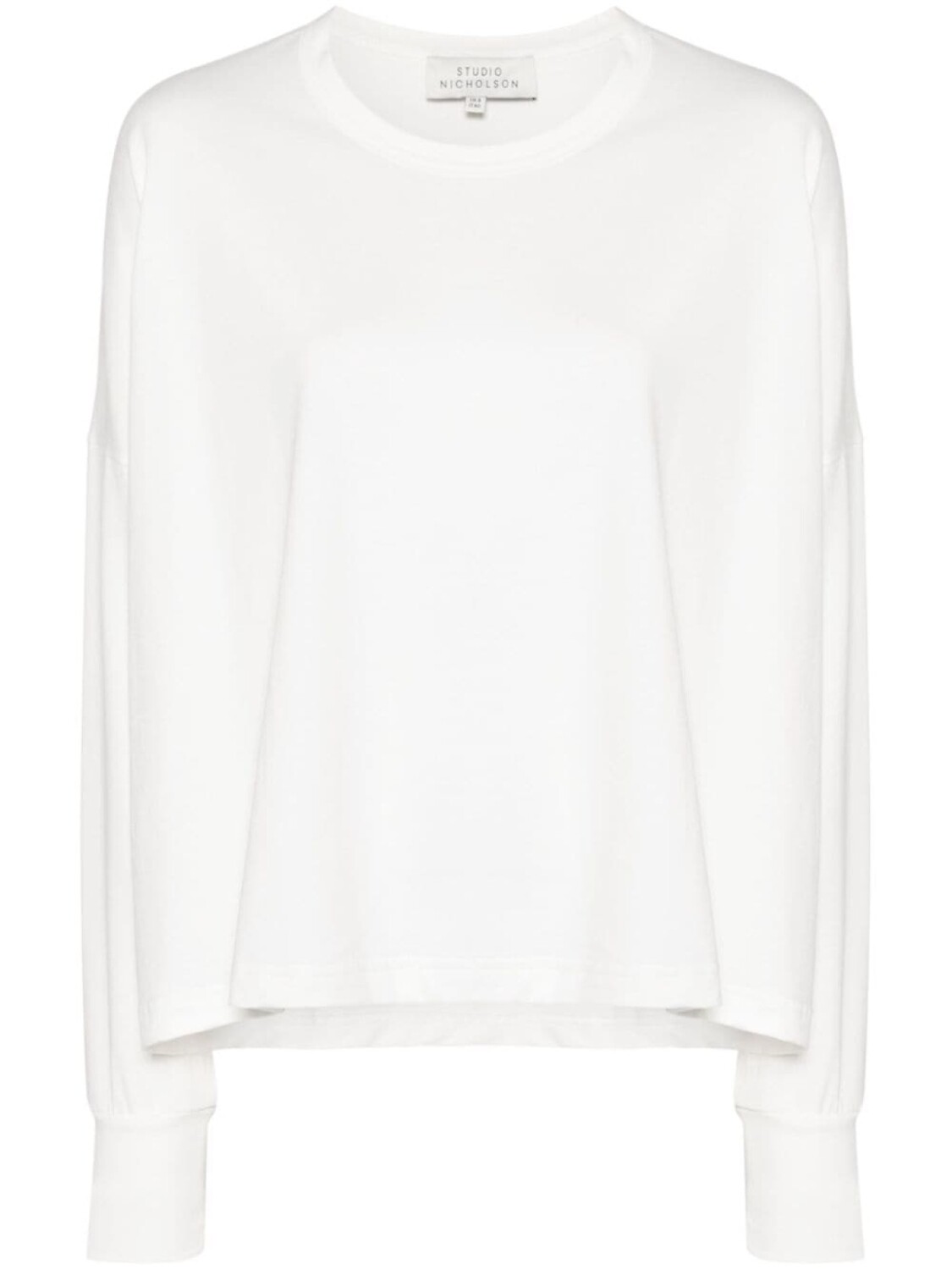 Studio Nicholson футболка с петлей, белый
Studio Nicholson футболка с петлей, белый