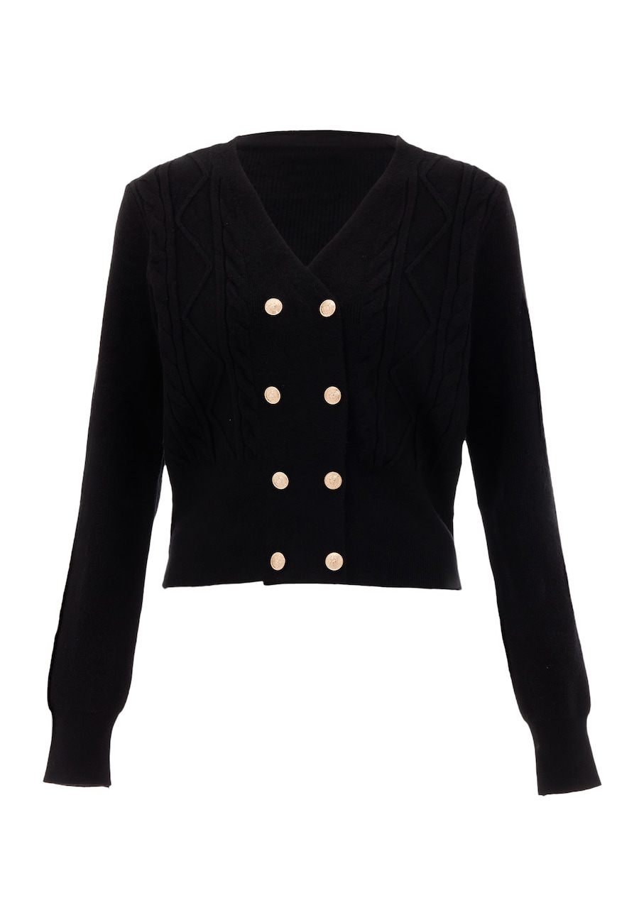 Вязаный кардиган NAEMI, черный
Вязаный кардиган NAEMI, черный