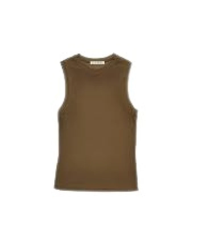 Повседневная хлопковая футболка Acne Studios, коричневый
Повседневная хлопковая футболка Acne Studios, коричневый