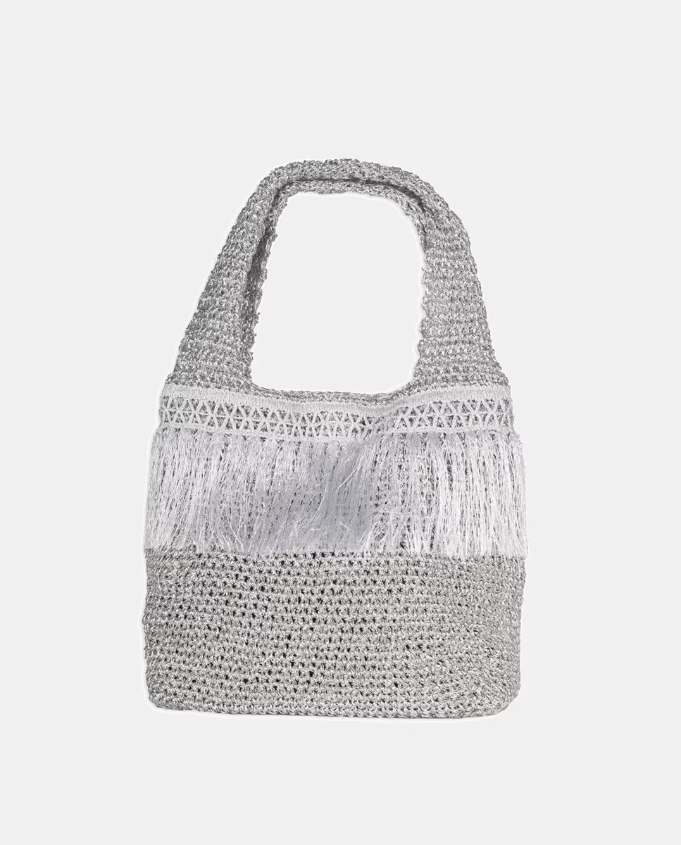 Сумка для вечеринок с бахромой от Gaynor Bongard, серый 
Сумка для вечеринок с бахромой от Gaynor Bongard, серый