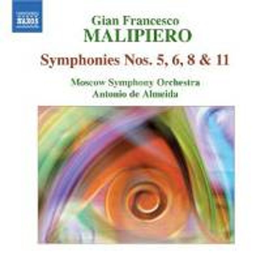 Диск CD Malipiero: Symphonies Nos. 5, 6, 8 & 11 - Gian Francesco Malipiero, Antonio de Almeida, Moscow Symphony Orchestra 
Диск CD Malipiero: Symphonies Nos. 5, 6, 8 & 11 - Gian Francesco Malipiero, Antonio de Almeida, Moscow Symphony Orchestra