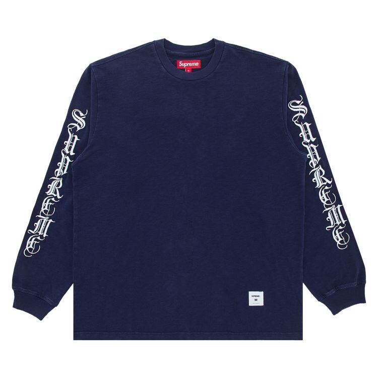 Топ Supreme Old English Long-Sleeve Top Navy, синий
Топ Supreme Old English Long-Sleeve Top Navy, синий