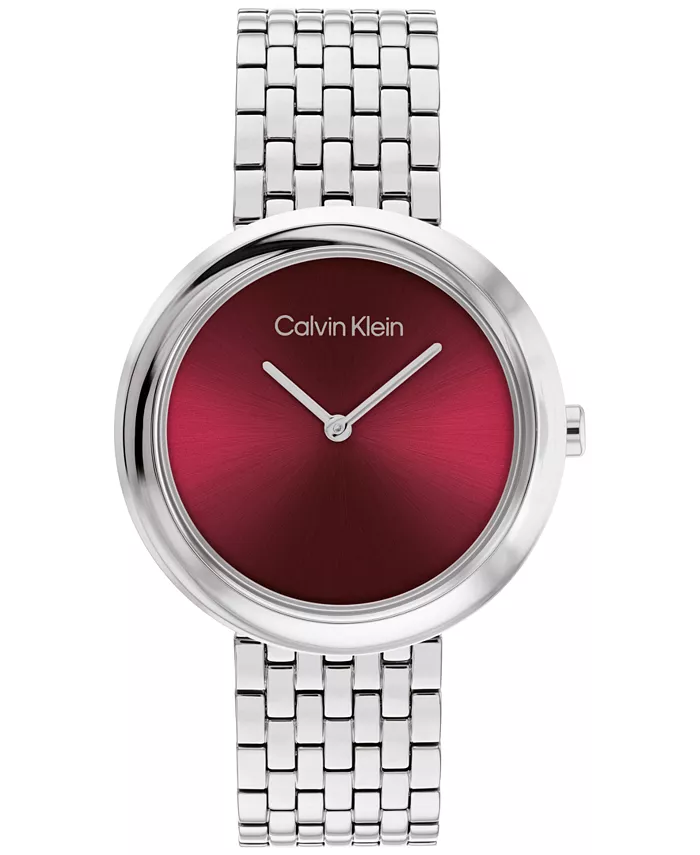 Женские часы Twisted Bezel из нержавеющей стали с серебристым браслетом, 34 мм Calvin Klein
Женские часы Twisted Bezel из нержавеющей стали с серебристым браслетом, 34 мм Calvin Klein