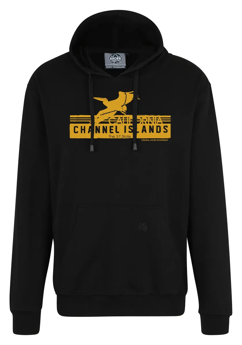 Толстовка AHORN SPORTSWEAR с капюшоном "CHANNEL ILANDS", с модным принтом спереди, черный
Толстовка AHORN SPORTSWEAR с капюшоном "CHANNEL ILANDS", с модным принтом спереди, черный