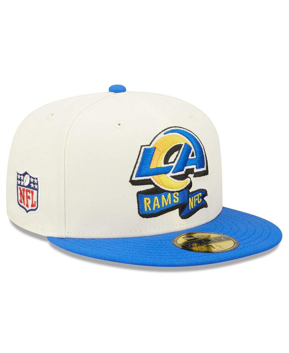 Мужская кремовая кепка Royal Los Angeles Rams 2022 Sideline 59FIFTY. New Era 
Мужская кремовая кепка Royal Los Angeles Rams 2022 Sideline 59FIFTY. New Era