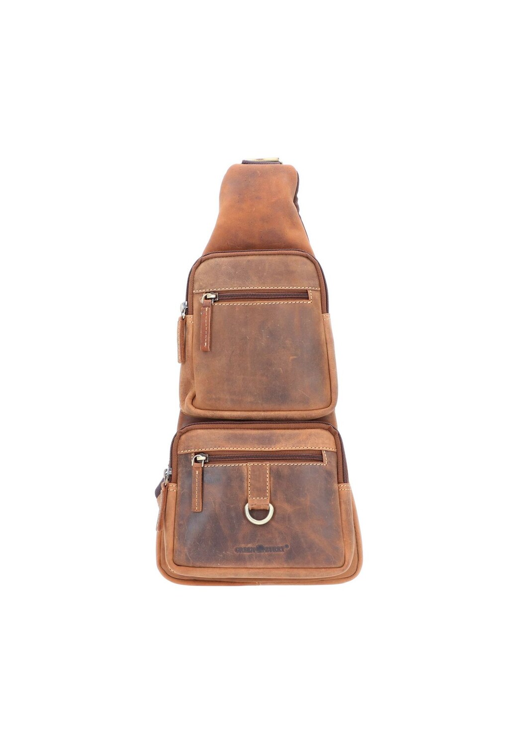 Винтажная кожаная сумка через плечо 20 см Green Burry, коричневый
Винтажная кожаная сумка через плечо 20 см Green Burry, коричневый