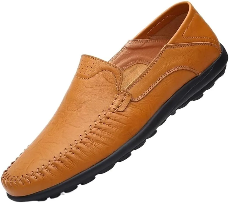 Мужские мокасины-лоферы JIADELI с круглым носком, простые, из искусственной кожи, на плоской подошве, с противоскользящим покрытием, удобные для ходьбы (цвет: черный, размер: 6.5), желтый
Мужские мокасины-лоферы JIADELI с круглым носком, простые, из искусственной кожи, на плоской подошве, с противоскользящим покрытием, удобные для ходьбы (цвет: черный, размер: 6.5), желтый