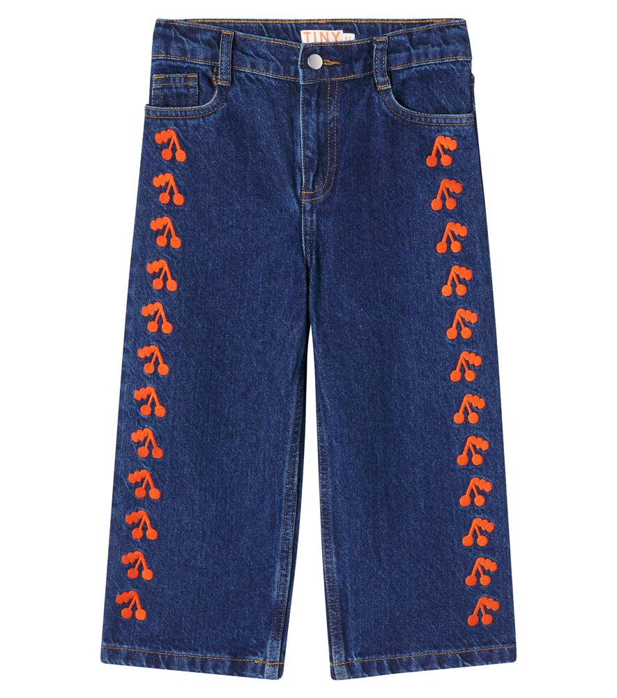 Джинсы с вышивкой вишни Tinycottons, Denim
Джинсы с вышивкой вишни Tinycottons, Denim