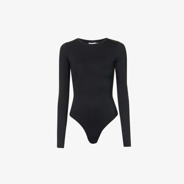 Боди из джерси с длинными рукавами и круглым вырезом Good American, черный
Боди из джерси с длинными рукавами и круглым вырезом Good American, черный