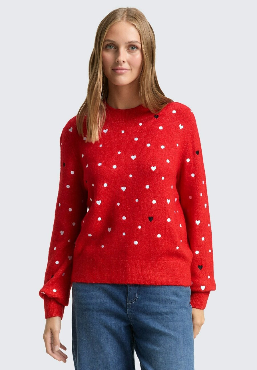 Джемпер TOM TAILOR DENIM COSY DOT, Red With Hearts/Red
Джемпер TOM TAILOR DENIM COSY DOT, Red With Hearts/Red