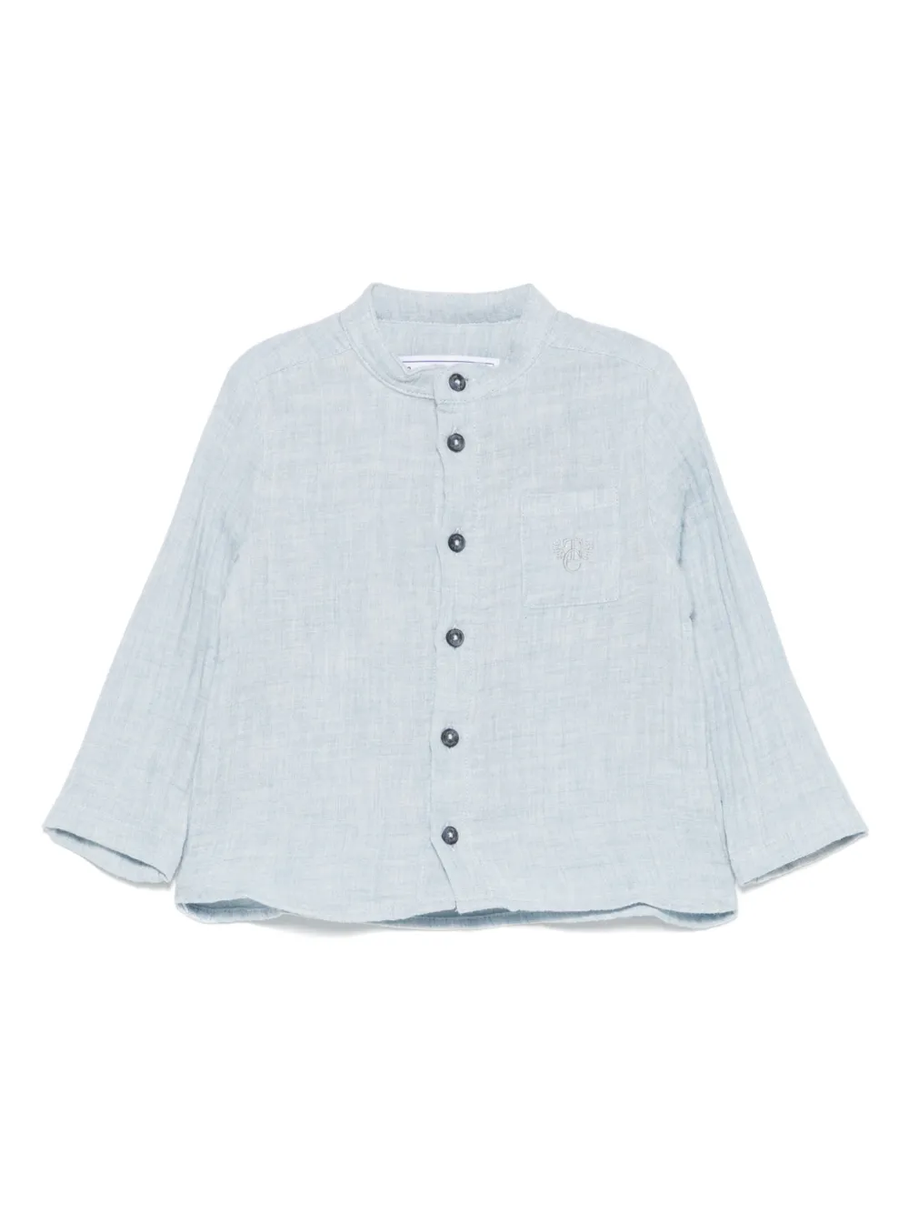 Рубашка с вышитым логотипом Tartine Et Chocolat, синий
Рубашка с вышитым логотипом Tartine Et Chocolat, синий