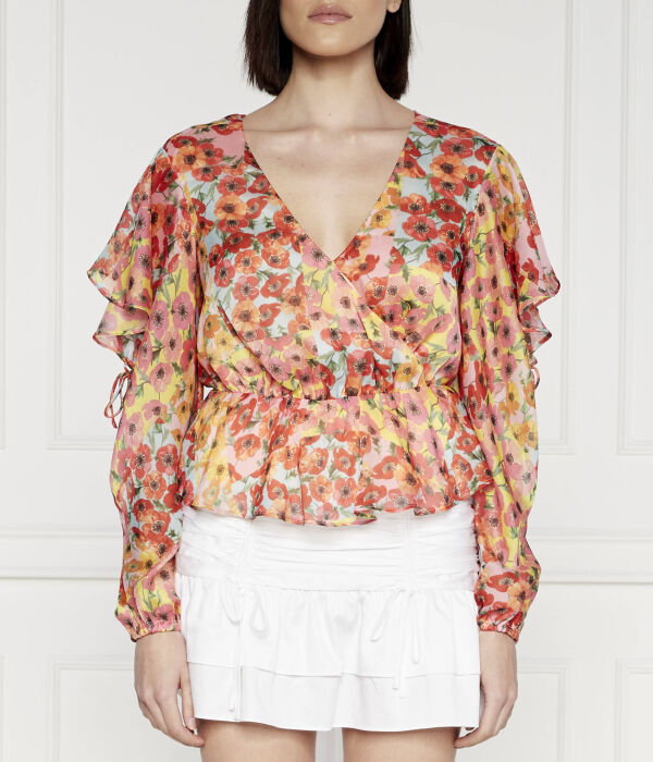 Блузка Guess Jeans Regular Fit, мультиколор
Блузка Guess Jeans Regular Fit, мультиколор