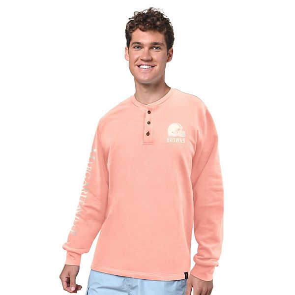 Мужская футболка с длинным рукавом Cleveland Browns Five O'Clock Henley в коралловом цвете Margaritaville
Мужская футболка с длинным рукавом Cleveland Browns Five O'Clock Henley в коралловом цвете Margaritaville