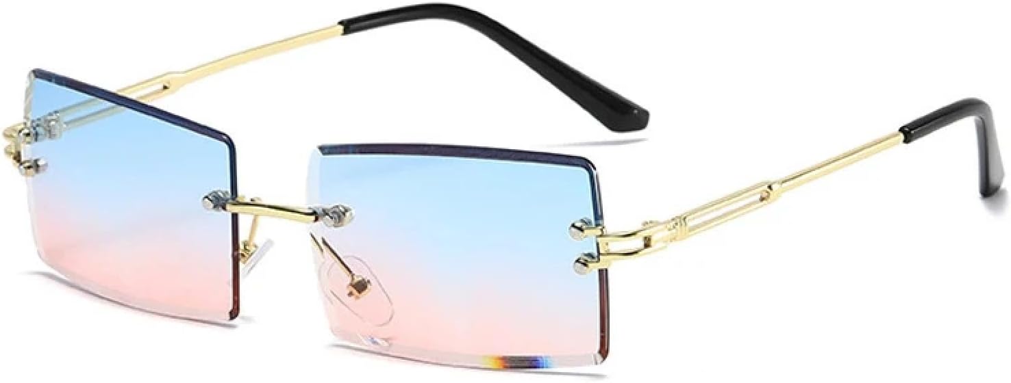 Солнцезащитные очки с защитой от УФ-излучения UV400 | Без оправы, металлический панк | для женщин и мужчин, для занятий спортом на открытом воздухе и вождения DSVIGF, Gold-bluepink
Солнцезащитные очки с защитой от УФ-излучения UV400 | Без оправы, металлический панк | для женщин и мужчин, для занятий спортом на открытом воздухе и вождения DSVIGF, Gold-bluepink
