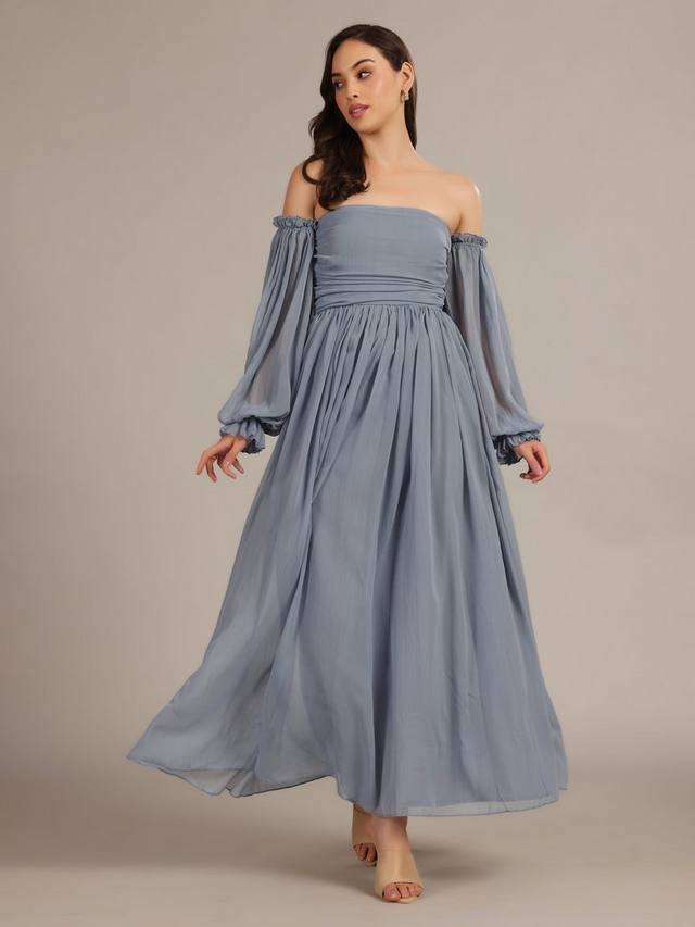 Платье макси Lana Chiffon с открытыми плечами Lace & Beads, Dusty Blue
Платье макси Lana Chiffon с открытыми плечами Lace & Beads, Dusty Blue