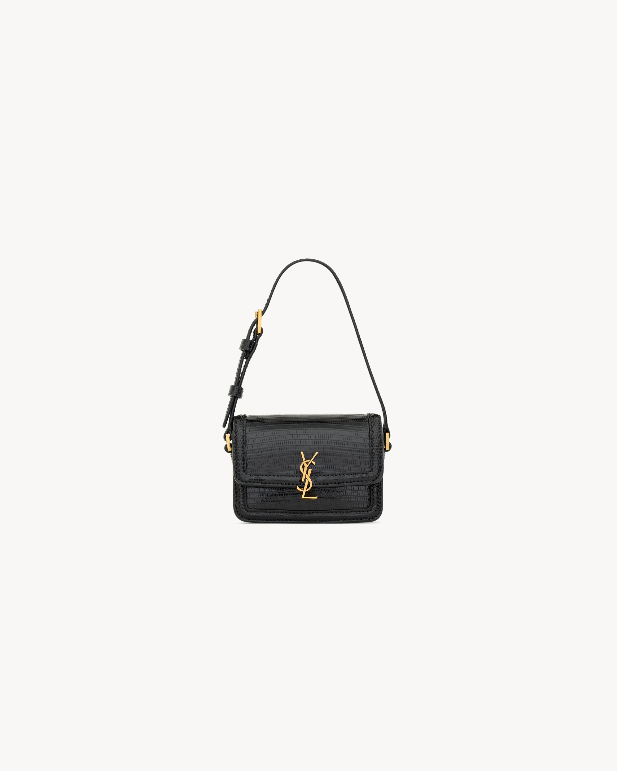 Микро-сумка SOLFERINO из кожи ящерицы Saint Laurent, черный
Микро-сумка SOLFERINO из кожи ящерицы Saint Laurent, черный