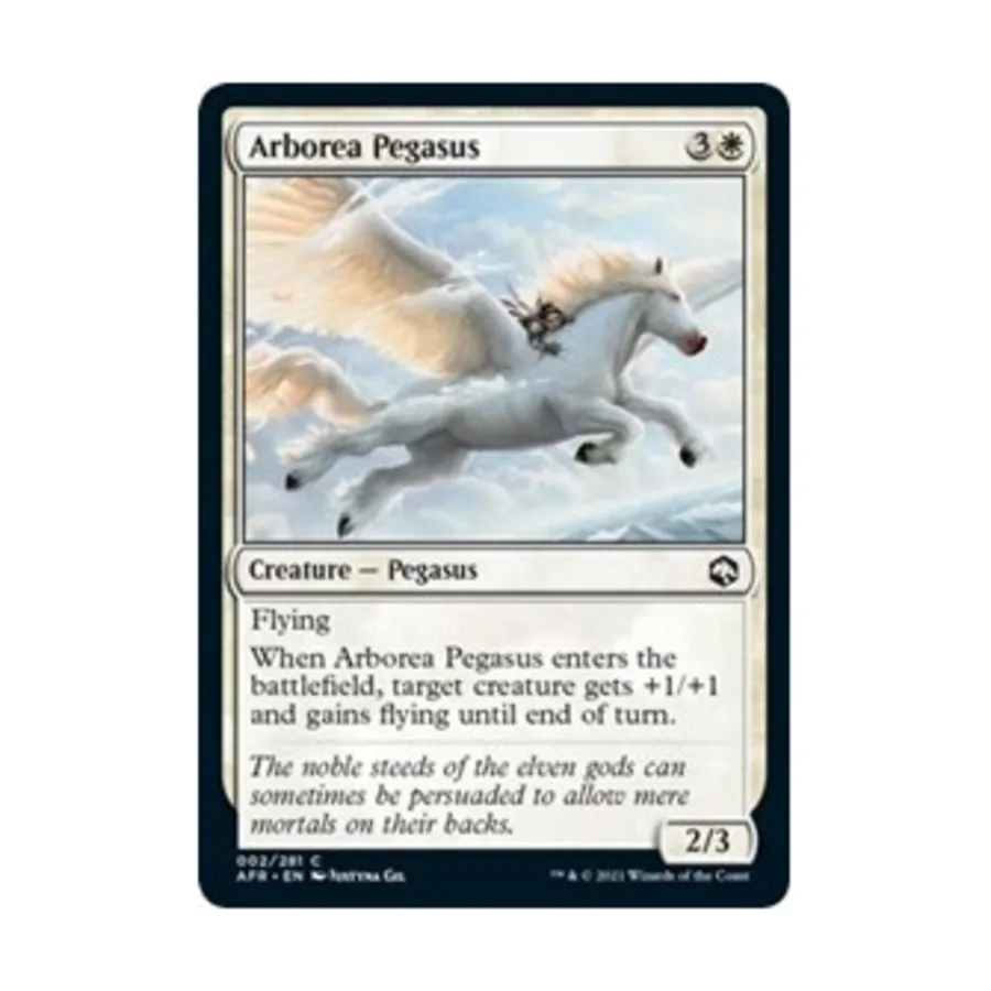 CCG Аборейский Пегас (К), MTG - Adventures in the Forgotten Realms
CCG Аборейский Пегас (К), MTG - Adventures in the Forgotten Realms