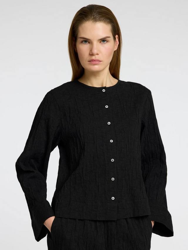 Кориа морщинистая рубашка Selected, Black
Кориа морщинистая рубашка Selected, Black