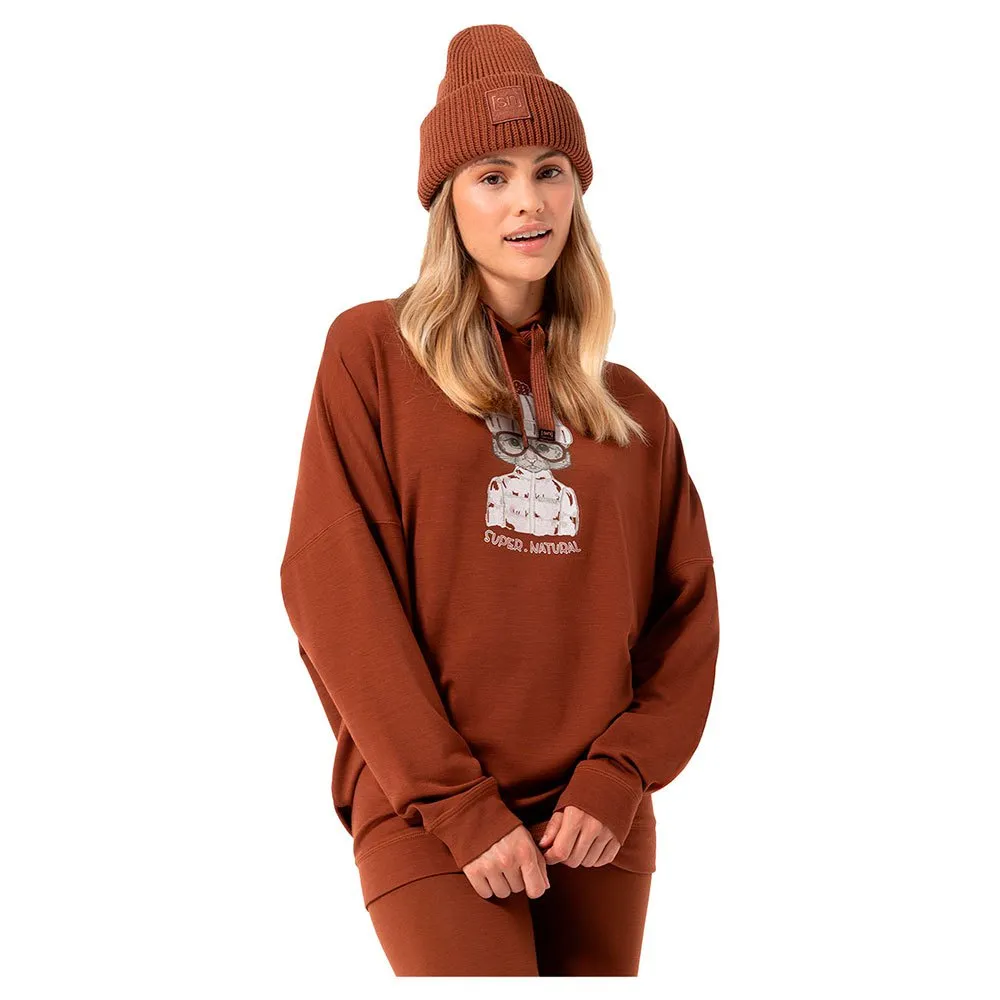 Худи Super.natural Snow Cat, коричневый
Худи Super.natural Snow Cat, коричневый