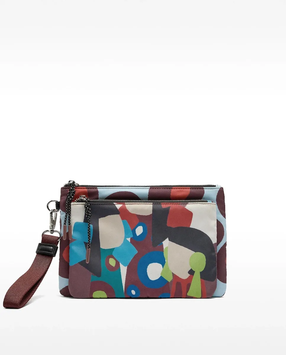 Косметичка с несколькими отделениями и застёжкой-молнией с принтами Parfois, многоцветный 
Косметичка с несколькими отделениями и застёжкой-молнией с принтами Parfois, многоцветный