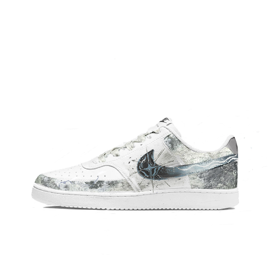 Nike Кроссовки Court Vision Silver Frost Rift Leather Lightweight And Breathable Low top для скейтбординга мужские White/Gray/Blue
Nike Кроссовки Court Vision Silver Frost Rift Leather Lightweight And Breathable Low top для скейтбординга мужские White/Gray/Blue