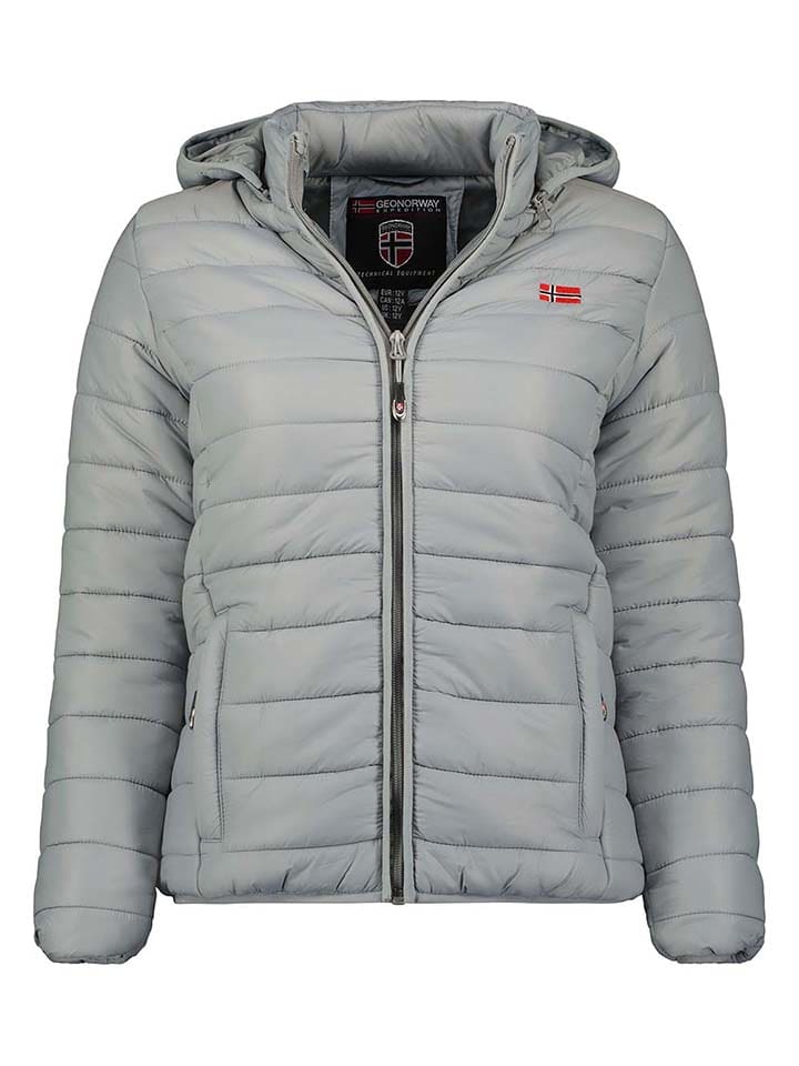 Стеганая куртка Geographical Norway Steppjacke Atika, светло-серый 
Стеганая куртка Geographical Norway Steppjacke Atika, светло-серый