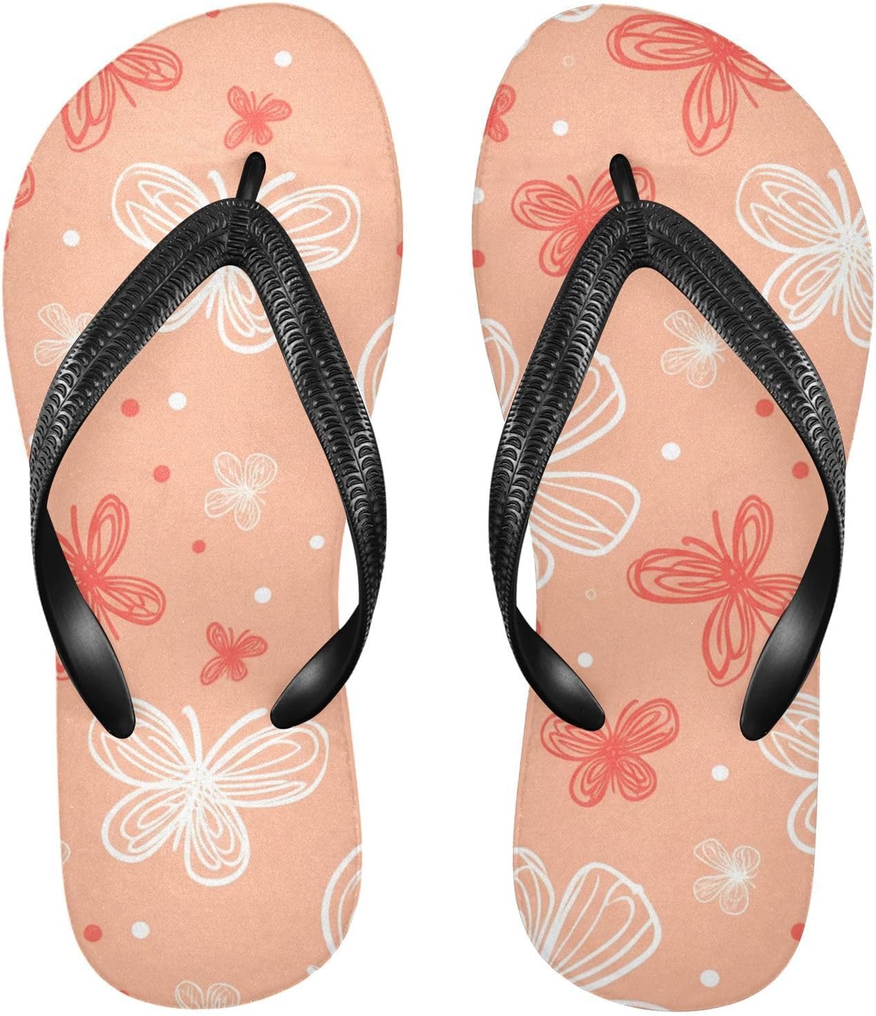 Женские шлепанцы с бабочкой и розовым горошком, пляжные вьетнамки, резиновые нескользящие летние тапочки, обувь для женщин и мужчин Sinestour
Женские шлепанцы с бабочкой и розовым горошком, пляжные вьетнамки, резиновые нескользящие летние тапочки, обувь для женщин и мужчин Sinestour