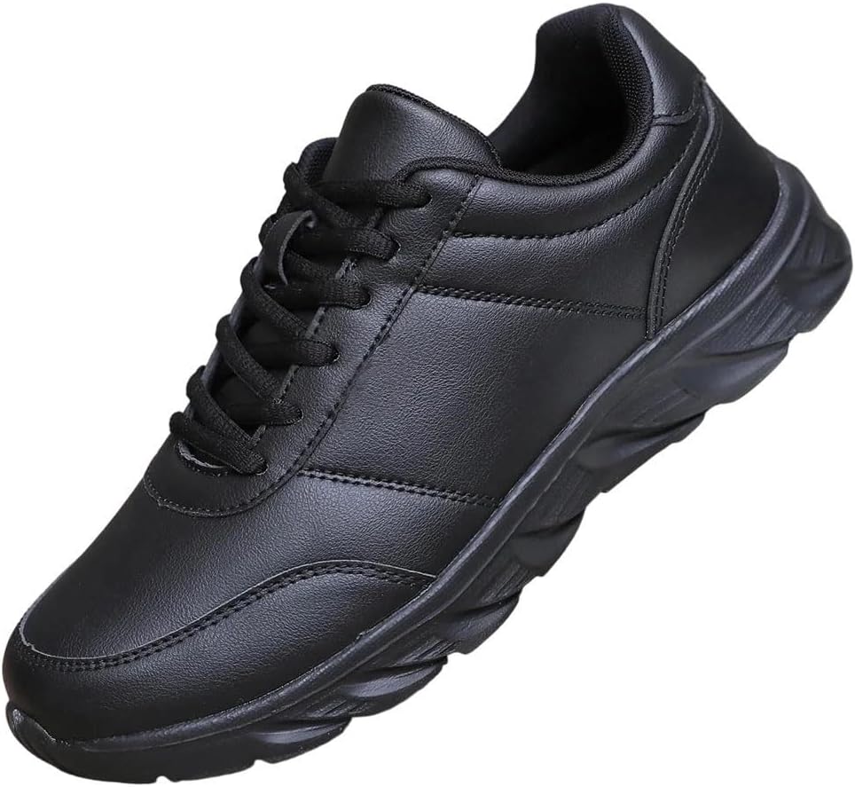 Мужские весенние водонепроницаемые кроссовки для прогулок, повседневная кожаная спортивная обувь с противоскользящей подошвой Generic, черный
Мужские весенние водонепроницаемые кроссовки для прогулок, повседневная кожаная спортивная обувь с противоскользящей подошвой Generic, черный