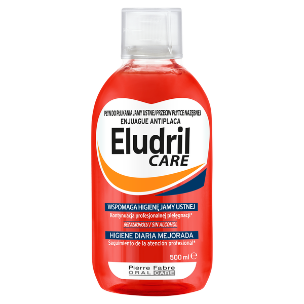 Жидкость для ежедневной гигиены полости рта, 500 мл Eludril Care
Жидкость для ежедневной гигиены полости рта, 500 мл Eludril Care