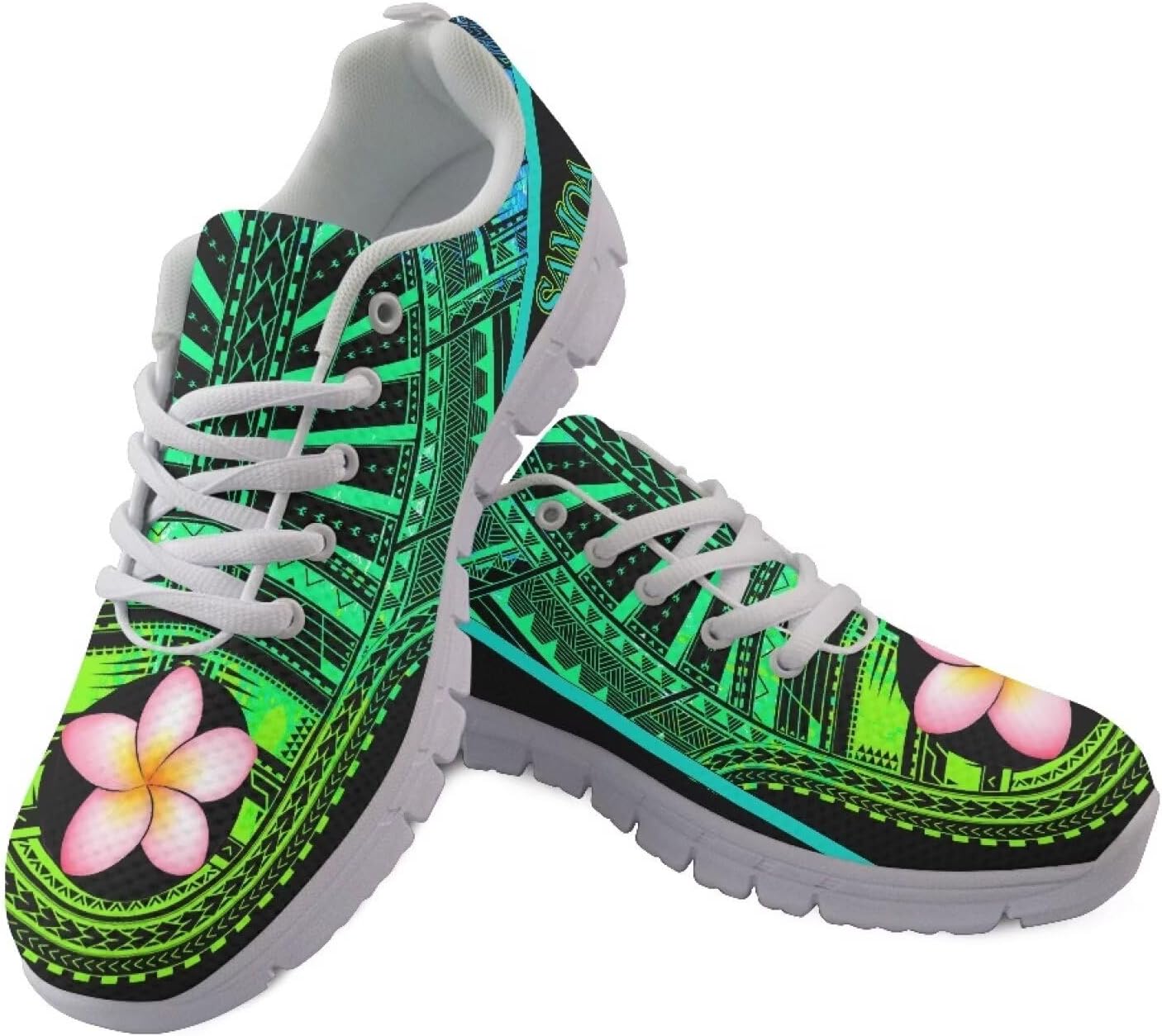 Кроссовки для ходьбы и бега AmzPrint с гавайским полинезийским племенным принтом, для мужчин, зеленый
Кроссовки для ходьбы и бега AmzPrint с гавайским полинезийским племенным принтом, для мужчин, зеленый