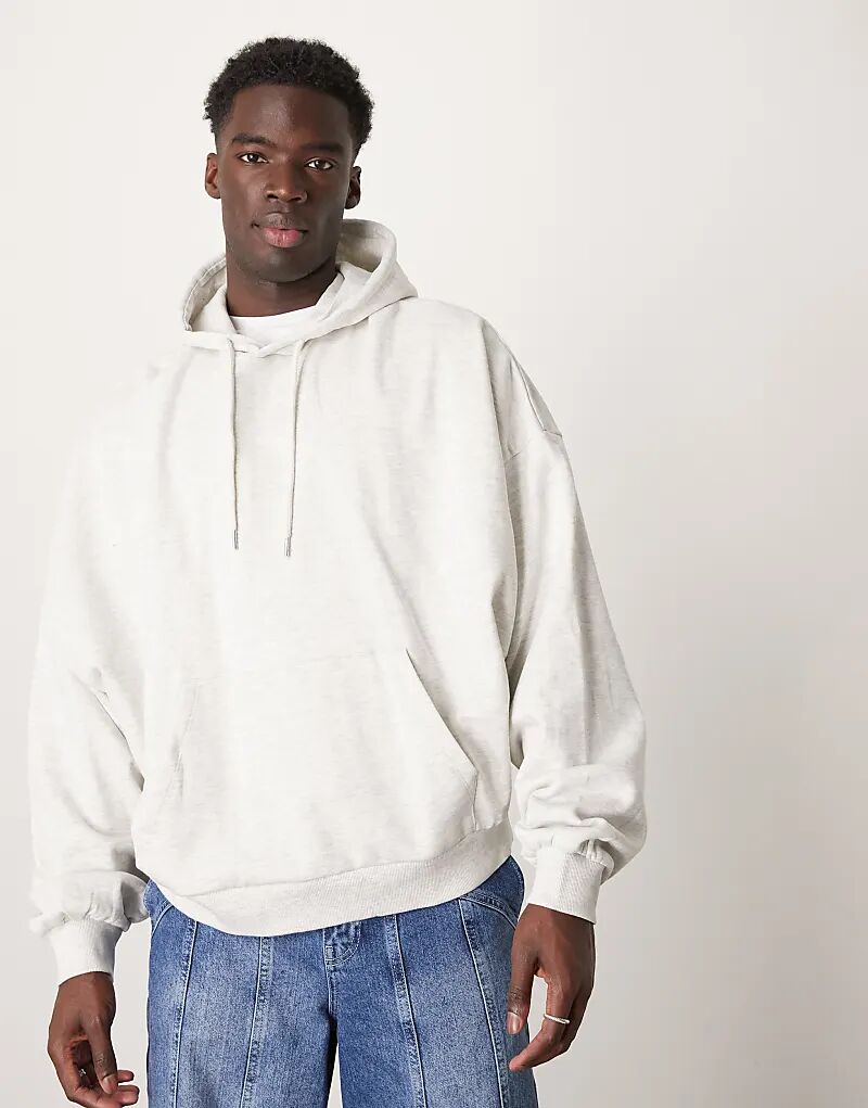 Толстовка с капюшоном Essential Extreme Oversize серого меланжевого цвета ASOS DESIGN
Толстовка с капюшоном Essential Extreme Oversize серого меланжевого цвета ASOS DESIGN