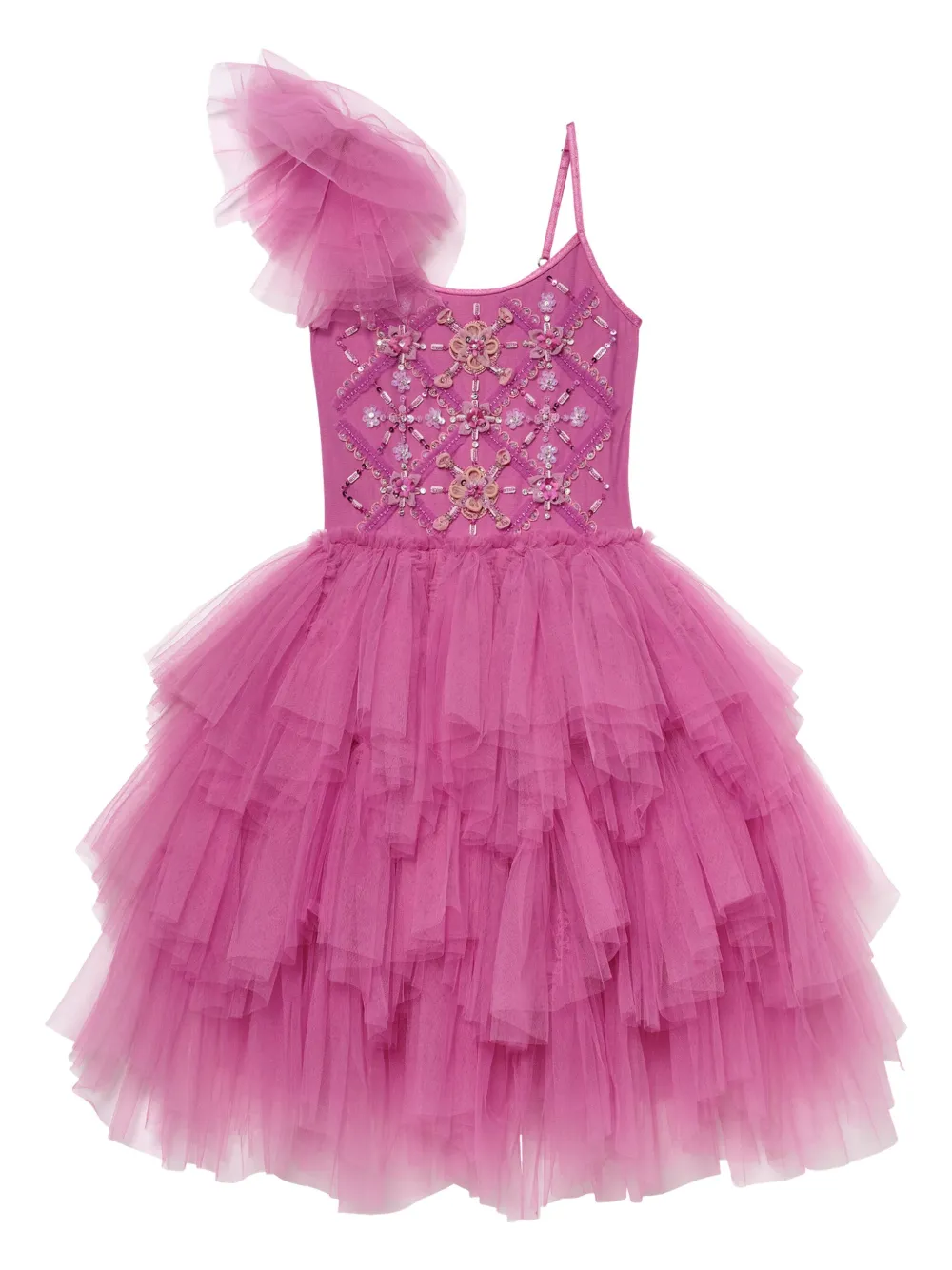 Платье с оборками Tutu Du Monde, фиолетовый 
Платье с оборками Tutu Du Monde, фиолетовый