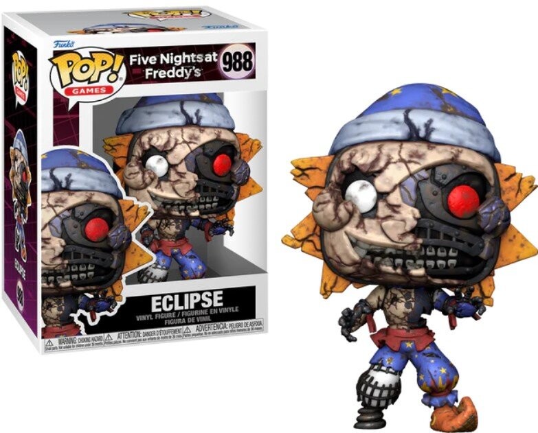 Funko POP! fnaf 988 затмение пять ночей у фигурки Фредди
Funko POP! fnaf 988 затмение пять ночей у фигурки Фредди