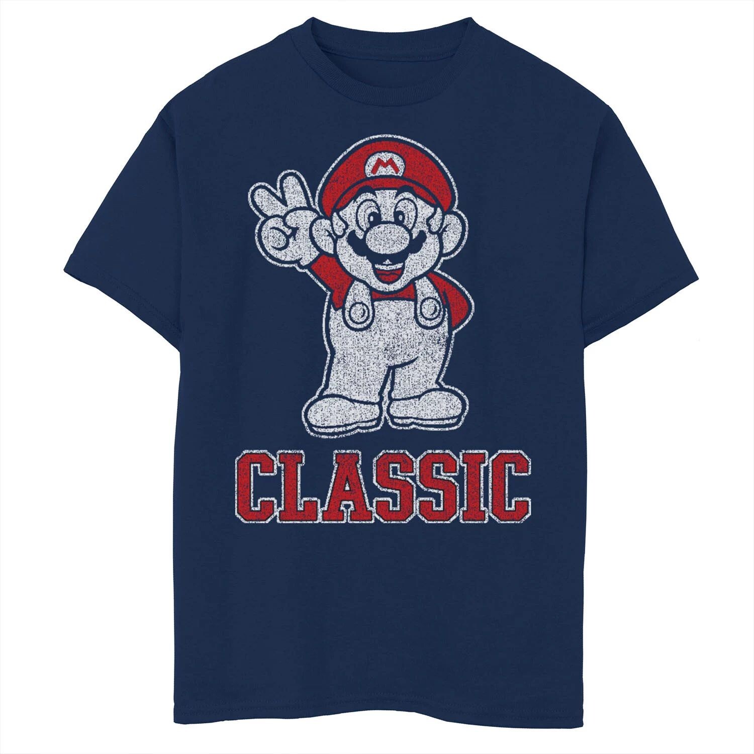 Классическая футболка со знаком мира Nintendo Super Mario для мальчиков 8–20 лет Licensed Character, синий
Классическая футболка со знаком мира Nintendo Super Mario для мальчиков 8–20 лет Licensed Character, синий