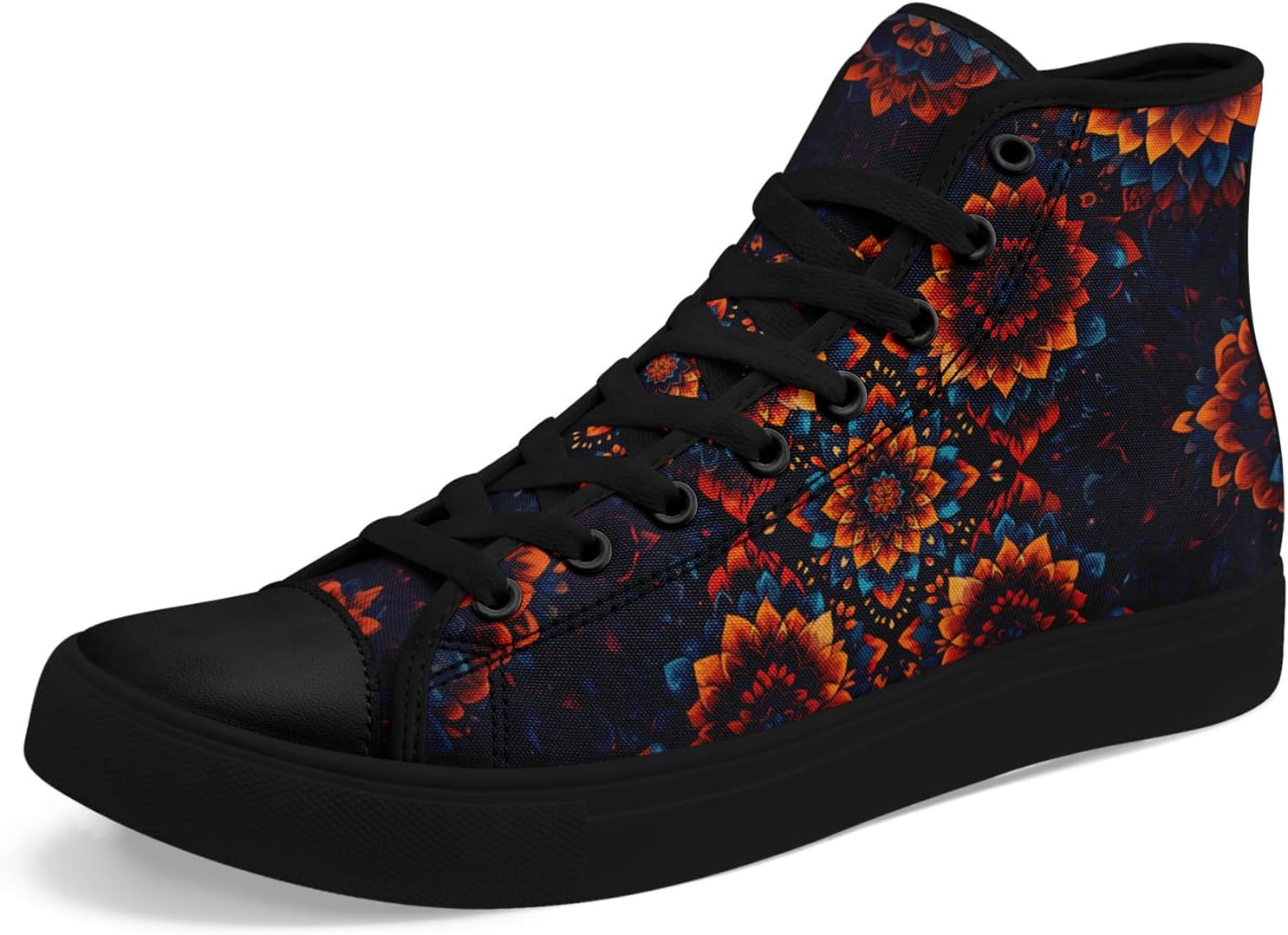 Высокие кеды с цветочным рисунком для мужчин и женщин - стильные плоские кроссовки, удобные, дышащие, повседневная мода Awsole, черный
Высокие кеды с цветочным рисунком для мужчин и женщин - стильные плоские кроссовки, удобные, дышащие, повседневная мода Awsole, черный