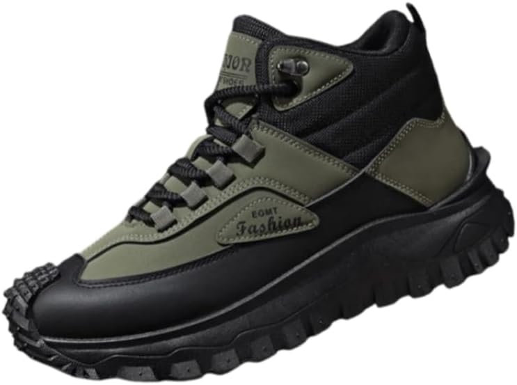 Мужские высокие ботинки, Комфортные и прочные, Специально разработаны для походов, активного отдыха на природе и тяжелых задач Hoalox, черный/зеленый
Мужские высокие ботинки, Комфортные и прочные, Специально разработаны для походов, активного отдыха на природе и тяжелых задач Hoalox, черный/зеленый