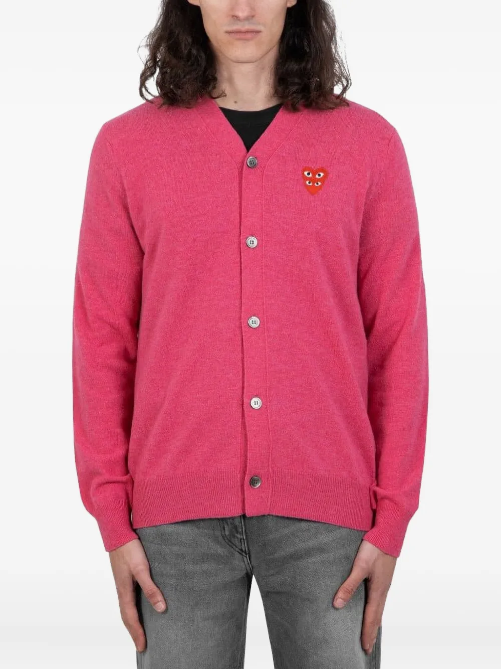 Кардиган с логотипом Comme Des Garçons Homme, розовый
Кардиган с логотипом Comme Des Garçons Homme, розовый