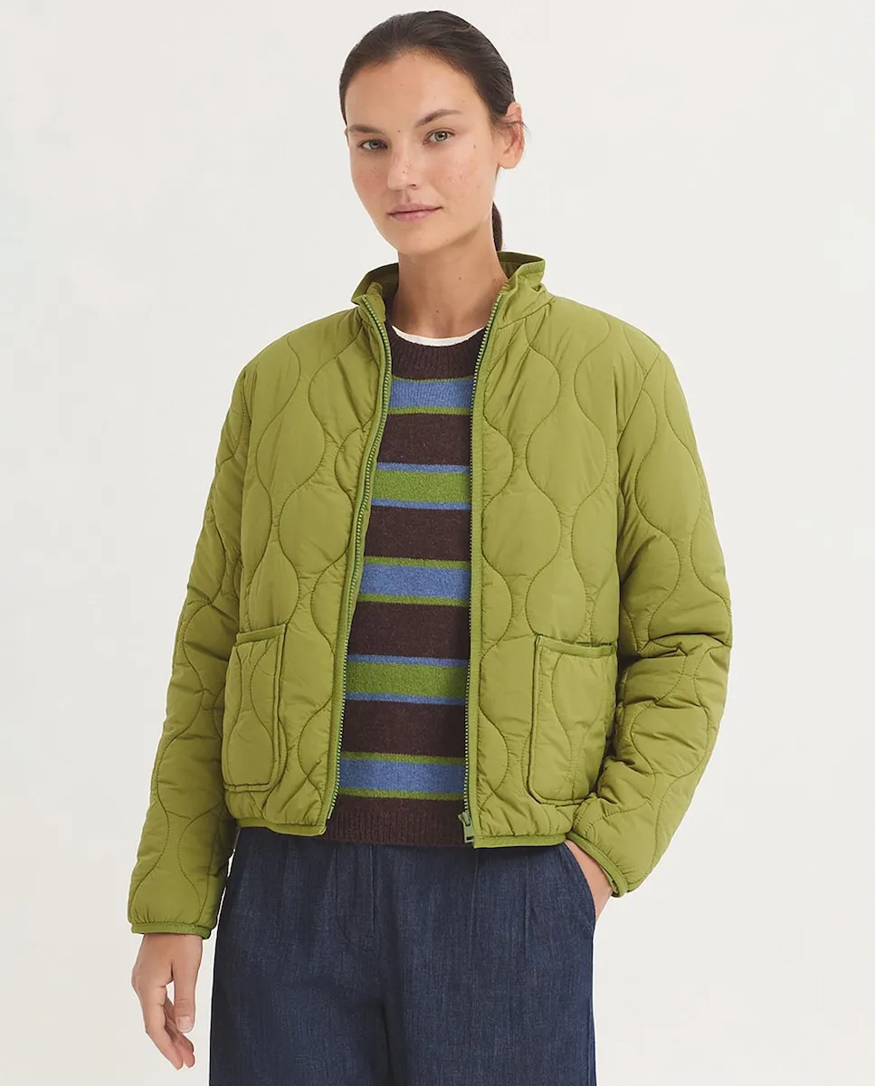 Женская стеганая водоотталкивающая куртка Nice Things, светло-зеленый
Женская стеганая водоотталкивающая куртка Nice Things, светло-зеленый