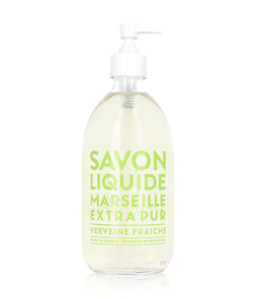 Жидкое мыло La Compagnie de Provence Savon Liquide Marseille Extra Pur Verveine Fraîche, 495 ml 
Жидкое мыло La Compagnie de Provence Savon Liquide Marseille Extra Pur Verveine Fraîche, 495 ml